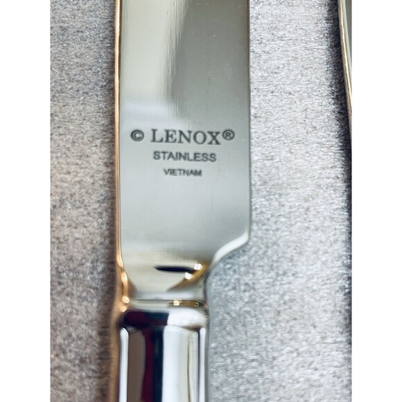 Lenox Covington 18/10 Flatware 6pc Lot – Knives & Forks Vietnam Discontinued - Picture 3 of 5